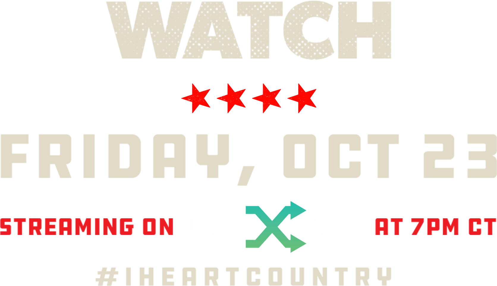 Watch Friday, Oct. 23 Streaming on LiveXLive at 7pm CT